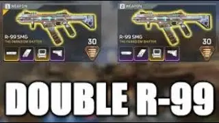 DOUBLE R-99 IS INSANE #apexlegends