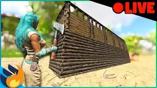 The GREAT WALL Must Be Built | ARK Monarky SMP | LIVE