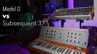Minimoog Model D vs Subsequent 37 Comparison (BASS)