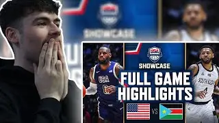 BRITS React to Team USA vs South Sudan Full Game Highlights