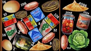MERGE FOOD EVALUTION - 2D Gameplay ( levelup, evalution)#mergegames #2dgames