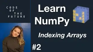 Python NumPy Tutorial for Beginners #2 - Indexing Arrays