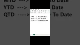 what is MTD YTD. QTD. Power bi  #interview#power  #shorts #dashboard #project #dax #dataanaly #data
