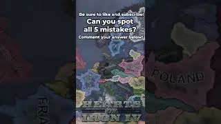 HOI4 Spot All 5 Mistakes! #shorts #hoi4