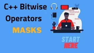 C++ Bitwise Operators : Masks - Part6 | Modern C++20 Tutorial