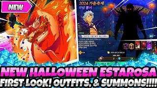 *FIRST HALLOWEEN ESTAROSSA SUMMONS!* + FIRST LOOK AT INSANE COSTUMES, UPDATE & MORE (7DS Grand Cross