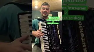 Saudade da minha terra na sanfona - aprender a tocar sanfona - músicas para iniciantes
