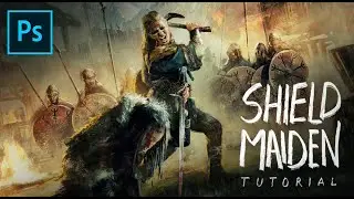 BADASS Viking - PHOTOBASHING Concept Art Tutorial Photoshop