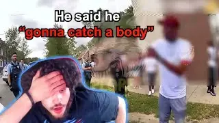 CHICAGO POLICE ARE THE WORST! REACTING TO COP LOSES IT WHEN HE GETS A DIRTY LOOK