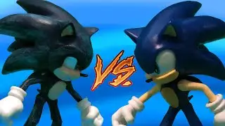 Sonic vs Movie Sonic Stop Motion