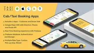 Taxi – Flutter Cab/Taxi Booking Apps (visit www.projectsourcehub.co.zw)
