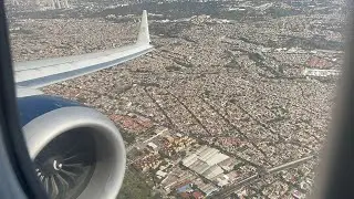 Aeromexico Boeing 7379 MAX Arrival into Mexico City