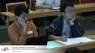 Dipendra Prasad: The local Langlands correspondence: functoriality, L-functions, gamma ...