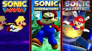 How To Play Mario In EVERY Sonic Game!