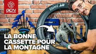 How to install a larger cassette for mountain riding?