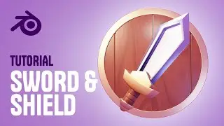 Create a Sword & Shield - Blender 3D Tutorial