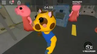 ПИГГИ. 100 СВИНЕЙ! / Piggy but it's 100 players [INFECTION EVENT]