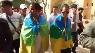 لحظة دخول حميد اوعضوش الحي الجامعي ب امتغرن.