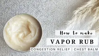 DIY Vapor Rub Healing Balm | KraftBee