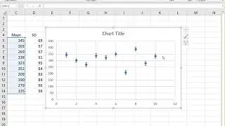 Standard Error Bars using Excel