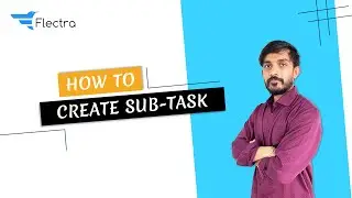 How To Create Sub-Task? | Project Management Software | Flectra