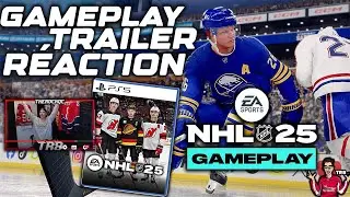 NHL 25 NOUVEAU GAMEPLAY TRAILER | RÉACTION ET ANALYSE