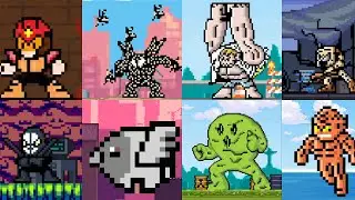 ALL BOSSES BATTLE | Bombeiro Mascarado THE GAME (Megaman Style)