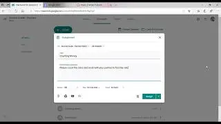 Google Classroom - Add an Assignment with read only file
