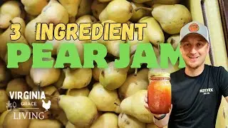 Easy and Delicious Pear Jam Recipe | Only 3 Ingredients!