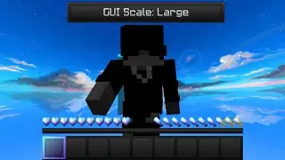 Minecraft Bedwars But if I DIE, my GUI Scale Gets BIGGER...