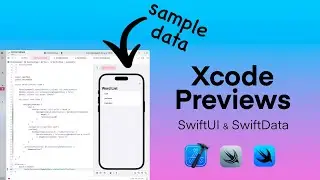 Provide Sample Data for SwiftUI Previews | Preview App on Xcode Canvas | SwiftUI & SwiftData - 4/9