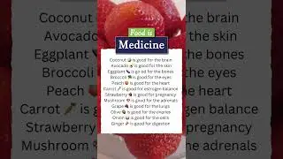 Food is medicine.  #nutritiontips #foodscience #realfood #natural #holistichealth