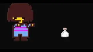 Frisk's first bottle flip challenge