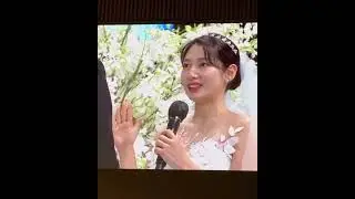 PARK SHIN HYE and CHOI TAE JOON wedding vows 🔥❤️ #shorts #congratulations #wedding