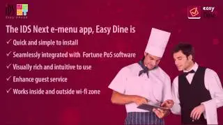 Easy Dine E -Menu App From IDS Next