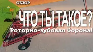 Роторно-зубовая борона Phoenix. Rotary Harrow