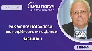 Рак молочної залози: що потрібно знати пацієнтам. Частина 1
