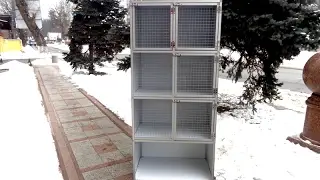 Клетка для шпицов. Размер 1,9 х 0,85 х 0,54 м.