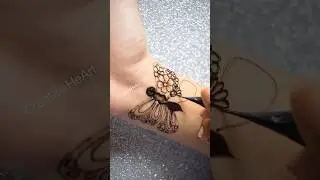 Butterfly Mehndi Tattoo 😍🦋#mehndi #tattoo #hennaart