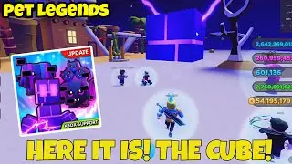 The CUBE EVENT Is Here LIVE And It Brought A NEW GLITCHED WORLD! Roblox Pet Legends! New Update!