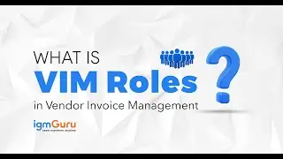 What is VIM Roles | Vendor Invoice Management Tutorial | VIM Training [Updated 2025] - igmGuru