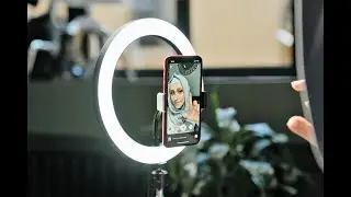 3 Mode Ring Light 26 cm-10 Inches  With 7.5ft Metal Stand and Mobile Phone Holder