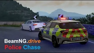 BeamNG.drive - British B Road Police Chase [Ultra Graphics]