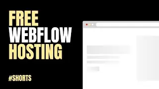 Host your Webflow site for free on a custom domain 😱 
