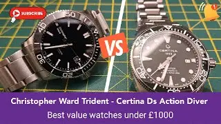 Christopher Ward Trident pro 600 vs Certina Ds Action Diver comparison review