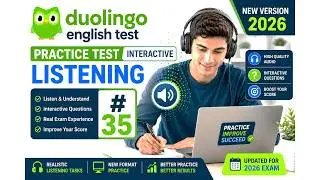 Duolingo English Practice Test | Interactive Listening # 35