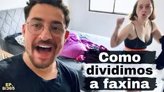 Mostramos Como Dividimos a Faxina Aqui em Casa
