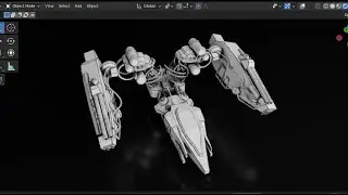 Make a Fighter Jet - Grid Modeler (blender addon)