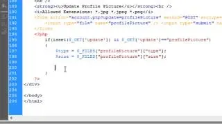 PHP Profile System - Adding Upload Image Feature (Part 9)