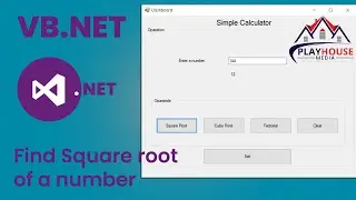 Find a Square root using visual studio 2019 #programming